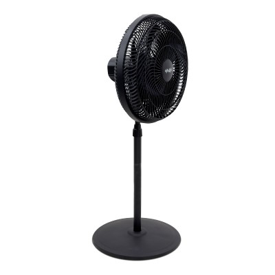 Ανεμιστήρας με ορθοστάτη (18") 45εκ. 90W με 6ΡΡ πτερύγια χρώμα μαύρο