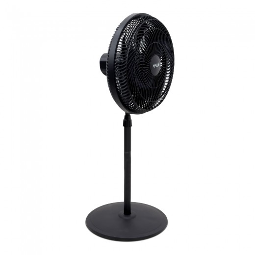 Ανεμιστήρας με ορθοστάτη (18") 45εκ. 90W με 6ΡΡ πτερύγια χρώμα μαύρο