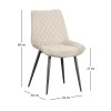 ALESIA BEIGE ΥΦΑΣΜΑ ΚΑΡΕΚΛΑ ΜΕΤΑΛΛΙΚΗ