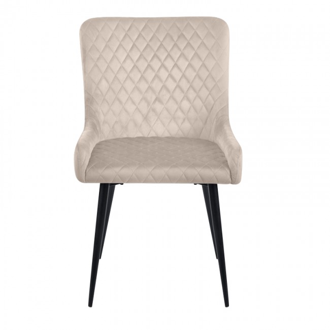 VANESA BEIGE VELVET ΥΦΑΣΜΑ ΚΑΡΕΚΛΑ ΜΕΤΑΛΛΙΚΗ