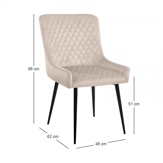 VANESA BEIGE VELVET ΥΦΑΣΜΑ ΚΑΡΕΚΛΑ ΜΕΤΑΛΛΙΚΗ