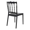 Καρέκλα πολυπροπυλενίου σε μαύρο χρώμα 45x55x92 εκ. NAPOLEON 044 SIESTA