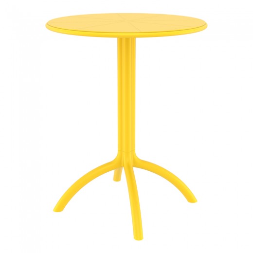 OCTOPUS Φ60Χ75εκ.YELLOW ΤΡΑΠΕΖΙ ΠΟΛ/ΝΙΟΥ
