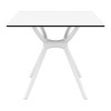 ΑΙΡ ΤΡΑΠΕΖΙ 80Χ80εκ. WHITE LAMINATE 12mm - 20.0181