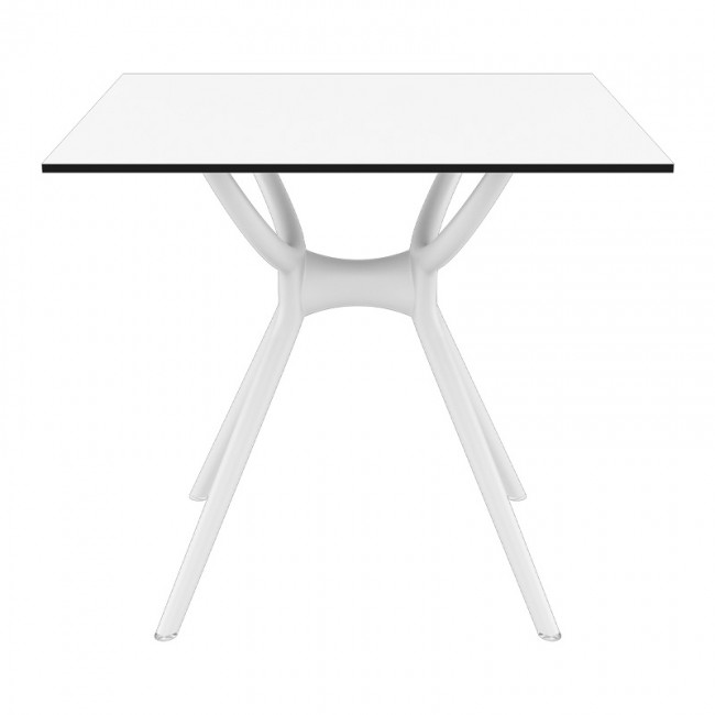 ΑΙΡ ΤΡΑΠΕΖΙ 80Χ80εκ. WHITE LAMINATE 12mm - 20.0181