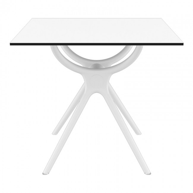 ΑΙΡ ΤΡΑΠΕΖΙ 80Χ80εκ. WHITE LAMINATE 12mm - 20.0181