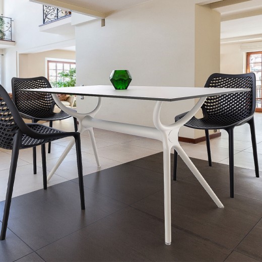 ΑΙΡ ΤΡΑΠΕΖΙ 140Χ80εκ. WHITE LAMINATE 12mm - 20.0183