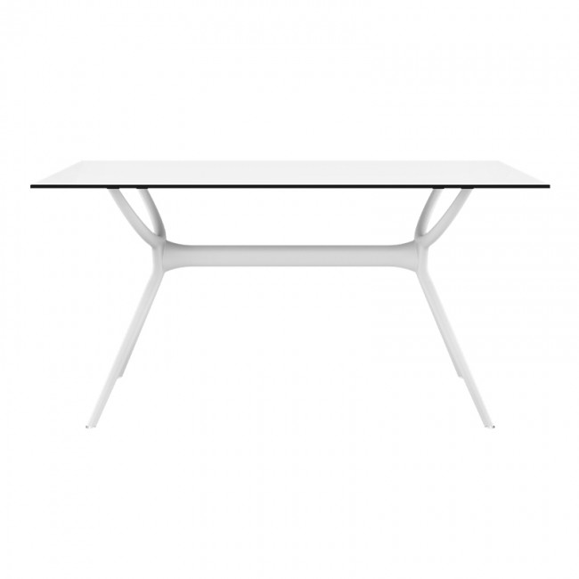ΑΙΡ ΤΡΑΠΕΖΙ 140Χ80εκ. WHITE LAMINATE 12mm - 20.0183