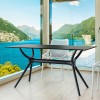 ΑΙΡ ΤΡΑΠΕΖΙ 140Χ80εκ. BLACK LAMINATE 12mm - 20.0184