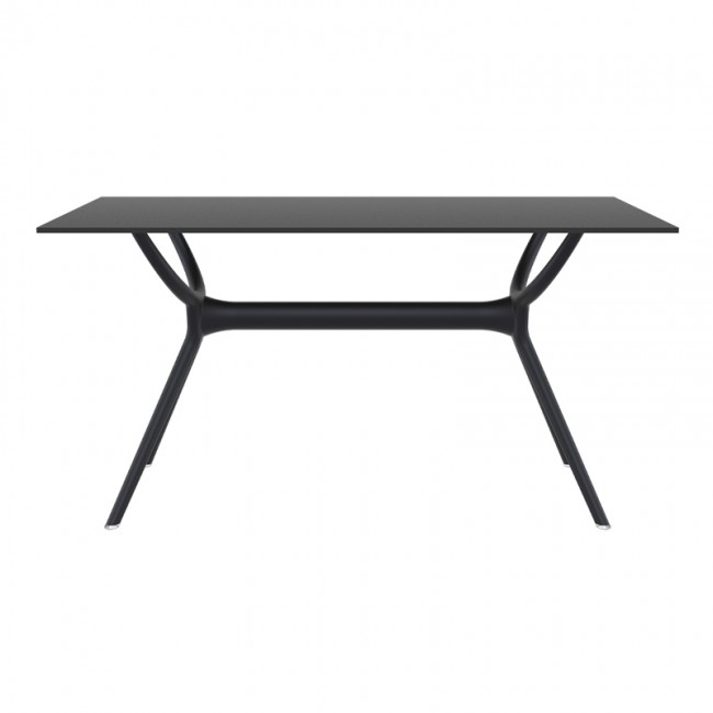 ΑΙΡ ΤΡΑΠΕΖΙ 140Χ80εκ. BLACK LAMINATE 12mm - 20.0184