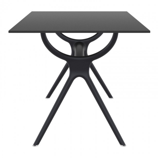 ΑΙΡ ΤΡΑΠΕΖΙ 140Χ80εκ. BLACK LAMINATE 12mm - 20.0184