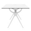 ΑΙΡ ΤΡΑΠΕΖΙ 180Χ90εκ. WHITE LAMINATE 12mm - 20.0185