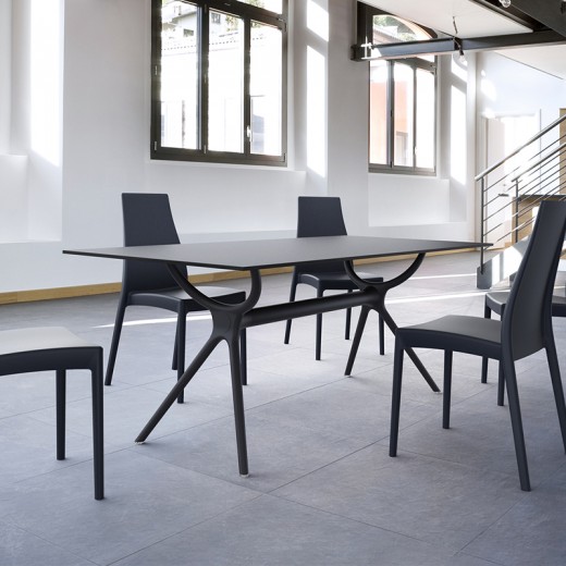ΑΙΡ ΤΡΑΠΕΖΙ 180Χ90εκ. BLACK LAMINATE 12mm - 20.0186