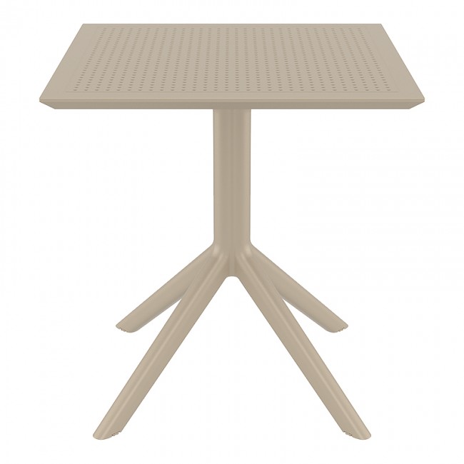 ΣΚΑΙ ΤΡΑΠΕΖΙ 80X80X74εκ. DOVE GREY ΠΟΛ/ΝΙΟΥ - 20.0247