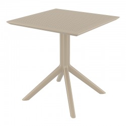 ΣΚΑΙ ΤΡΑΠΕΖΙ 70X70X74εκ. DOVE GREY ΠΟΛ/ΝΙΟΥ - 20.0251