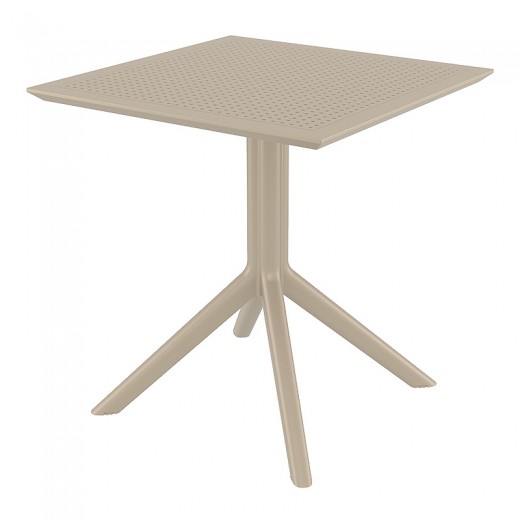 ΣΚΑΙ ΤΡΑΠΕΖΙ 70X70X74εκ. DOVE GREY ΠΟΛ/ΝΙΟΥ - 20.0251