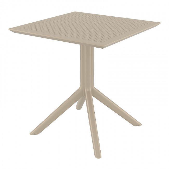 ΣΚΑΙ ΤΡΑΠΕΖΙ 70X70X74εκ. DOVE GREY ΠΟΛ/ΝΙΟΥ - 20.0251