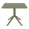 ΣΚΑΙ ΤΡΑΠΕΖΙ 70X70X74εκ. OLIVE GREEN ΠΟΛ/ΝΙΟΥ - 20.0253