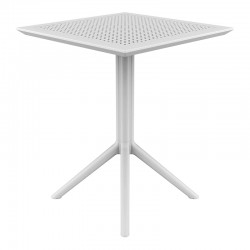 ΣΚΑΙ ΤΡΑΠΕΖΙ ΠΤΥΣ/ΝΟ 60Χ60X74εκ. WHITE ΠΟΛ/ΝΙΟΥ - 20.0280