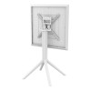 ΣΚΑΙ ΤΡΑΠΕΖΙ ΠΤΥΣ/ΝΟ 60Χ60X74εκ. WHITE ΠΟΛ/ΝΙΟΥ - 20.0280