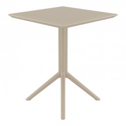 ΣΚΑΙ ΤΡΑΠΕΖΙ ΠΤΥΣ/ΝΟ 60Χ60X74εκ. DOVE GREY ΠΟΛ/ΝΙΟΥ - 20.0281