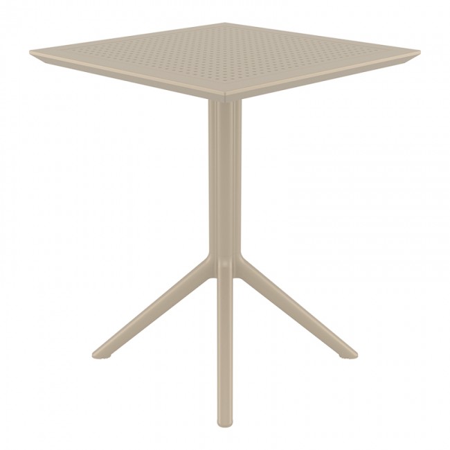 ΣΚΑΙ ΤΡΑΠΕΖΙ ΠΤΥΣ/ΝΟ 60Χ60X74εκ. DOVE GREY ΠΟΛ/ΝΙΟΥ - 20.0281