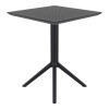ΣΚΑΙ ΤΡΑΠΕΖΙ ΠΤΥΣ/ΝΟ 60Χ60X74εκ. BLACK ΠΟΛ/ΝΙΟΥ - 20.0283
