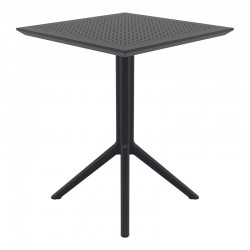 ΣΚΑΙ ΤΡΑΠΕΖΙ ΠΤΥΣ/ΝΟ 60Χ60X74εκ. BLACK ΠΟΛ/ΝΙΟΥ - 20.0283