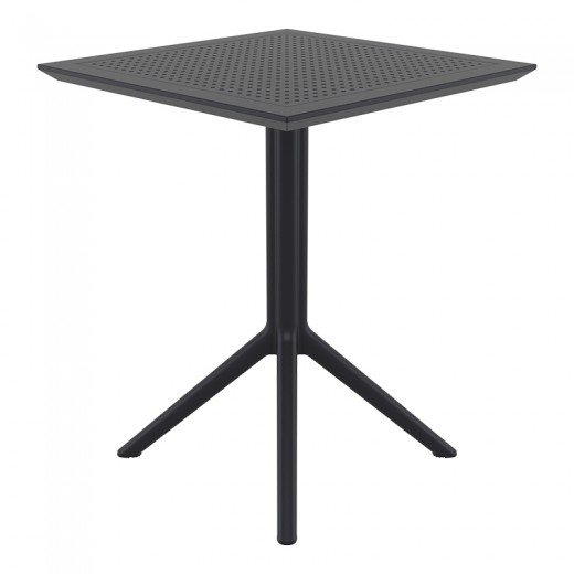 ΣΚΑΙ ΤΡΑΠΕΖΙ ΠΤΥΣ/ΝΟ 60Χ60X74εκ. BLACK ΠΟΛ/ΝΙΟΥ - 20.0283