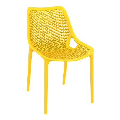 Καρέκλα πολυπροπυλενίου σε κίτρινο χρώμα 50x60x82 εκ. AIR SIESTA