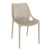 Καρέκλα πολυπροπυλενίου σε dove grey χρώμα 50x60x82 εκ. AIR SIESTA