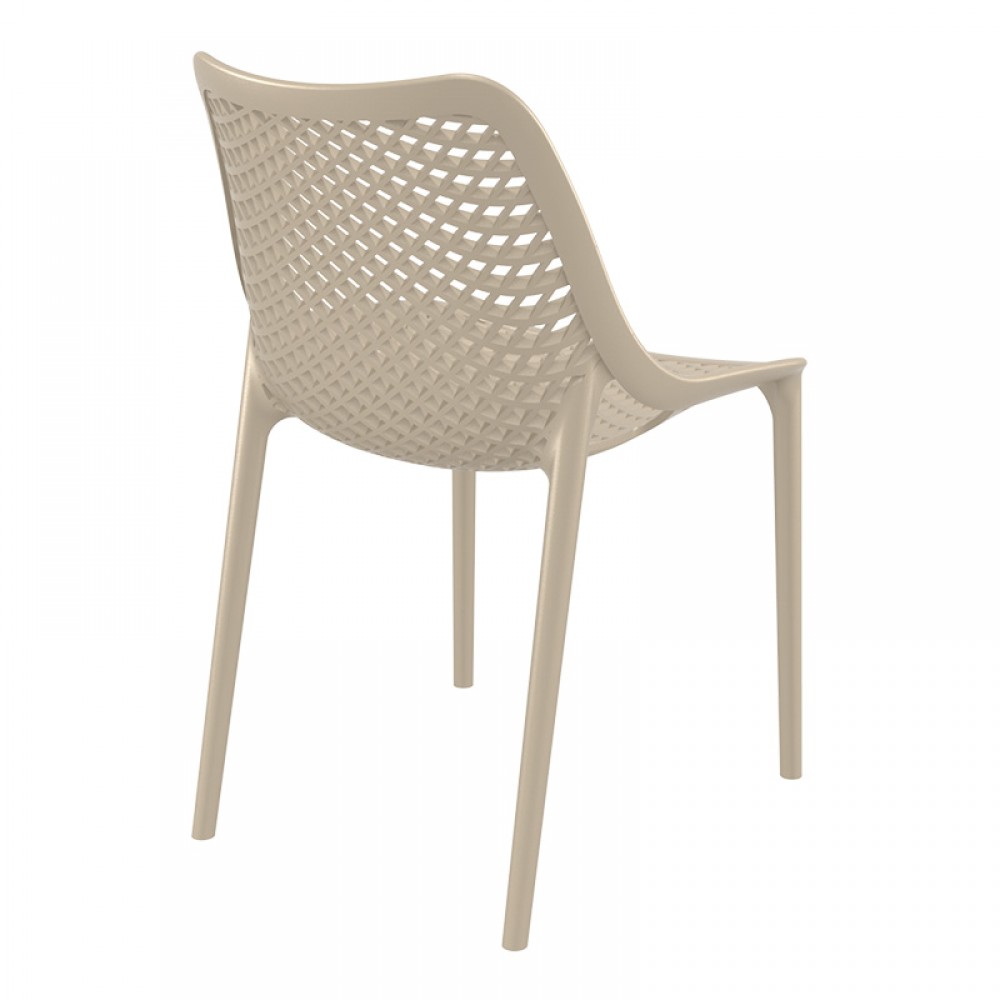 Καρέκλα πολυπροπυλενίου σε dove grey χρώμα 50x60x82 εκ. AIR SIESTA