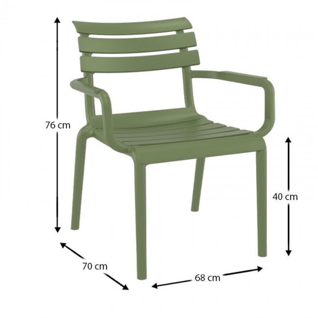 PARIS LOUNGE OLIVE GREEN ΠΟΛ/ΝΑ ΠΟΛ/ΝΙΟΥ