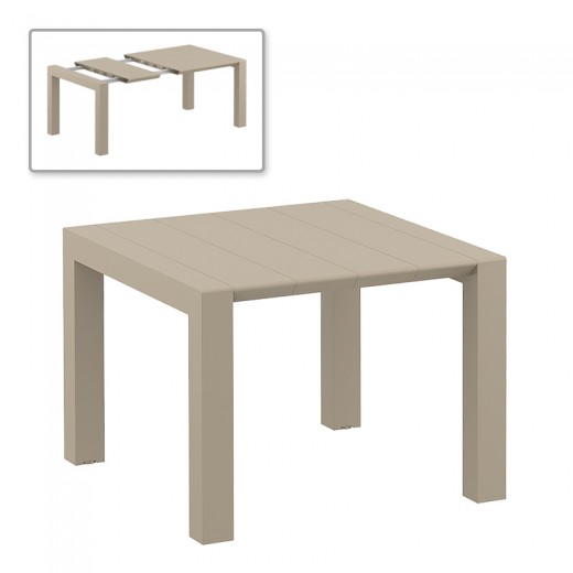ΒΕΓΚΑΣ DOVE GREY 100X100/140εκ. ΕΠΕΚΤ.ΤΡΑΠΕΖΙ ΠΟΛ/ΝΙΟΥ - 20.0573