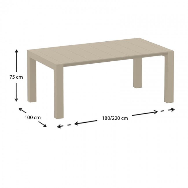 ΒΕΓΚΑΣ DOVE GREY 100X180/220εκ. ΕΠΕΚΤ.ΤΡΑΠΕΖΙ ΠΟΛ/ΝΙΟΥ - 20.0574