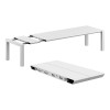 ΒΕΓΚΑΣ WHITE 100X260/300εκ. ΕΠΕΚΤ.ΤΡΑΠΕΖΙ ΠΟΛ/ΝΙΟΥ - 20.0579