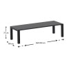 ΒΕΓΚΑΣ BLACK 100X260/300εκ. ΕΠΕΚΤ.ΤΡΑΠΕΖΙ ΠΟΛ/ΝΙΟΥ - 20.0580