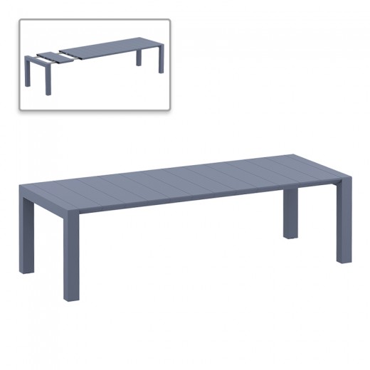ΒΕΓΚΑΣ DARK GREY 100X260/300εκ. ΕΠΕΚΤ.ΤΡΑΠΕΖΙ ΠΟΛ/ΝΙΟΥ - 20.0581