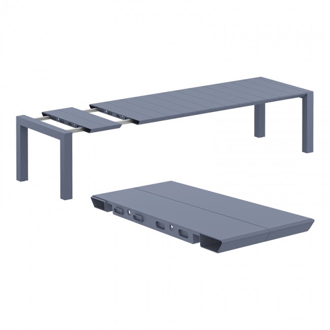 ΒΕΓΚΑΣ DARK GREY 100X260/300εκ. ΕΠΕΚΤ.ΤΡΑΠΕΖΙ ΠΟΛ/ΝΙΟΥ - 20.0581