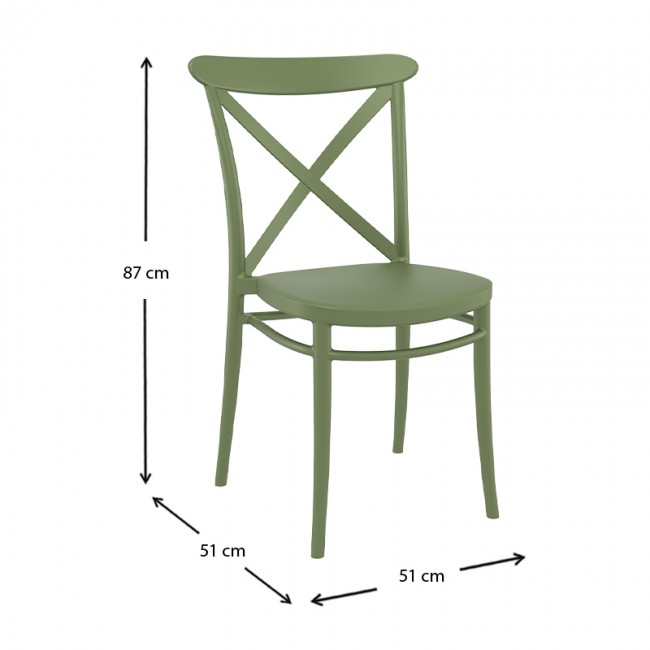 ΚΡΟΣ OLIVE GREEN ΚΑΡΕΚΛΑ ΠΟΛ/ΝΙΟΥ - 20.0591