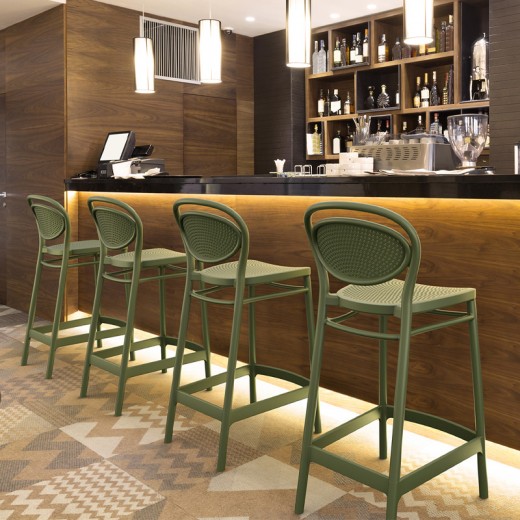 ΜΑΡΣΕΛ ΣΚΑΜΠΟ 65εκ. OLIVE GREEN ΠΟΛ/ΝΙΟΥ - 20.0656