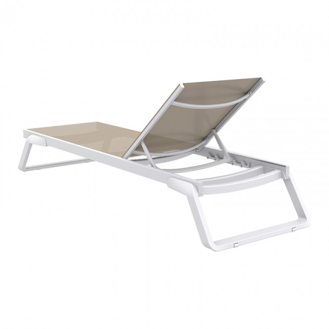 TROPIC ΞΑΠΛΩΣΤΡΑ WHITE/TAUPE ΠΟΛ/ΝΙΟΥ