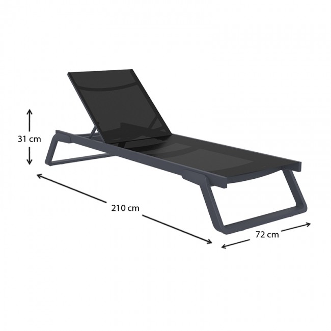 TROPIC ΞΑΠΛΩΣΤΡΑ DARK GREY/BLACK ΠΟΛ/ΝΙΟΥ