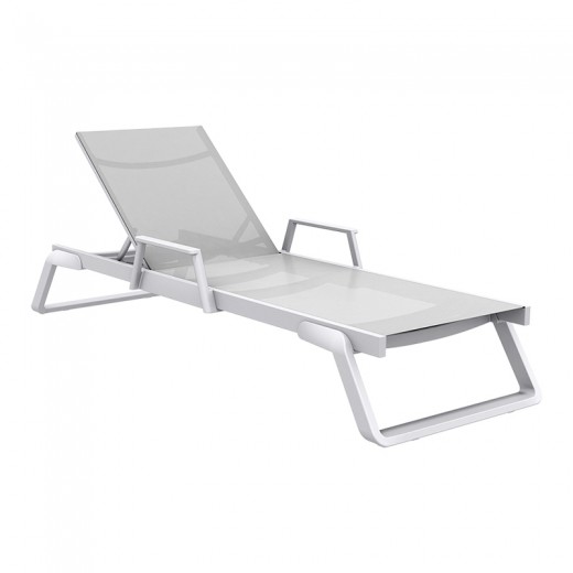 TROPIC ΞΑΠΛΩΣΤΡΑ ΜΕ ΜΠΡΑΤΣΑ WHITE/WHITE ΠΟΛ/ΝΙΟΥ
