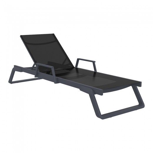 TROPIC ΞΑΠΛΩΣΤΡΑ ΜΕ ΜΠΡΑΤΣΑ DARK GREY/BLACK ΠΟΛ/ΝΙΟΥ
