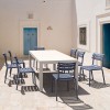 ATLANTIC WHITE 100X140/210Χ76εκ. ΕΠΕΚΤ.ΤΡΑΠΕΖΙ ΠΟΛ/ΝΙΟΥ