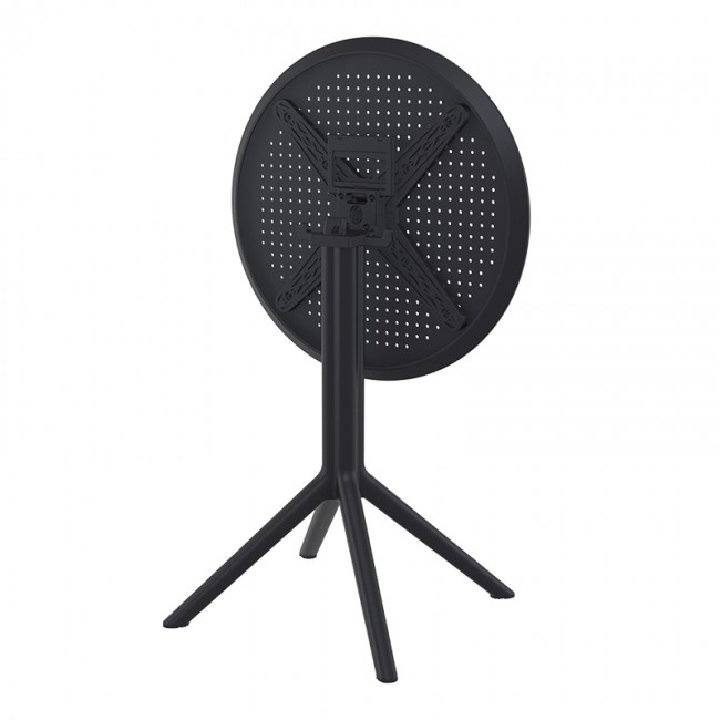 SKY BLACK Φ105X74εκ. ΤΡΑΠΕΖΙ ΠΟΛ/ΝΙΟΥ