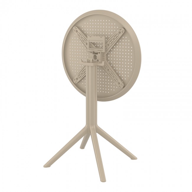SKY TAUPE Φ105X74εκ. ΤΡΑΠΕΖΙ ΠΟΛ/ΝΙΟΥ