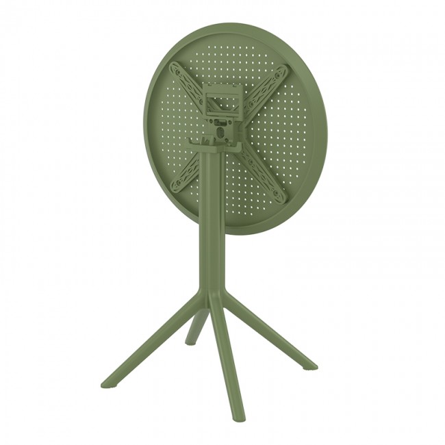 SKY OLIVE GREEN Φ105X74εκ. ΤΡΑΠΕΖΙ ΠΟΛ/ΝΙΟΥ