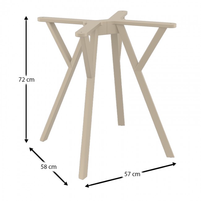 MAX ΒΑΣΗ TAUPE SMALL ΜΙΚΡΗ ΠΟΛ/ΝΙΟΥ